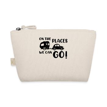 Caravan Camper Camping - Organic Pouch - nature - Front