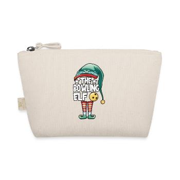 Christmas The Bowling Elf Costume Bowlers Bowling - Bio-Täschchen - Natur - Vorne