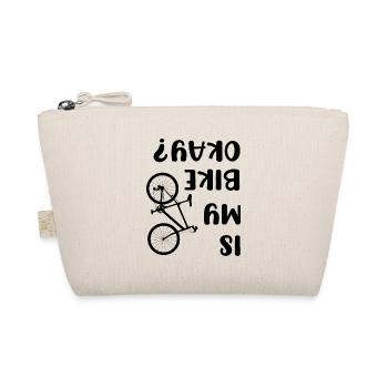 Is my bike OK saying funny - Organic Pouch - nature - Front