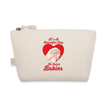 Baby Delivery Midwife OB Nurse Midwifery - Organic Pouch - nature - Front