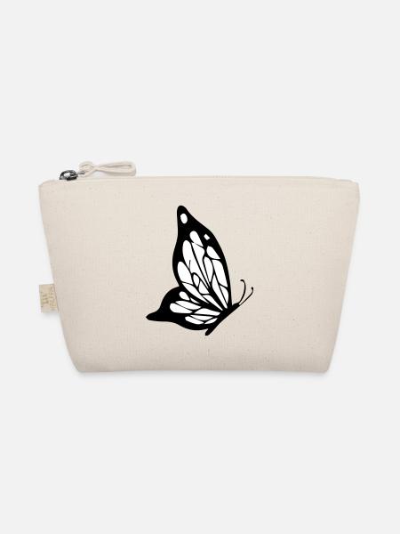 schmetterling - Bio-Täschchen - Natur - Vorne