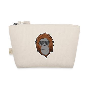 Orangutan - head with sunglasses - Organic Pouch - nature - Front