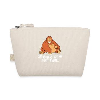 Orangutan - Orangutans are my spirit animal - Organic Pouch - nature - Front
