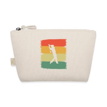 Golf Golfer - Bio-Täschchen - Natur - Vorne