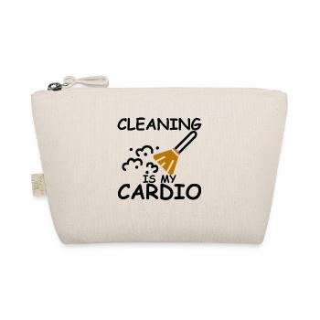 Cleaning Is My Cardio - Organic Pouch - nature - Front