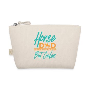 Horse Dad Like A Regular Dad But Cooler Rider Eque - Bio-Täschchen - Natur - Vorne