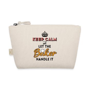 baker bakery baker's sayings kneader - Organic Pouch - nature - Front