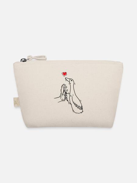 Running funny Running - Organic Pouch - nature - Front