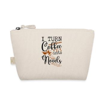 Writing Coffee Novel Writer & - Bio-Täschchen - Natur - Vorne