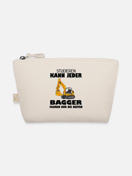 Bagger Baggerfahrer Spruch - Bio-Täschchen - Natur