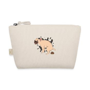 FRENCHIE poops piles of poop - Organic Pouch - nature - Front
