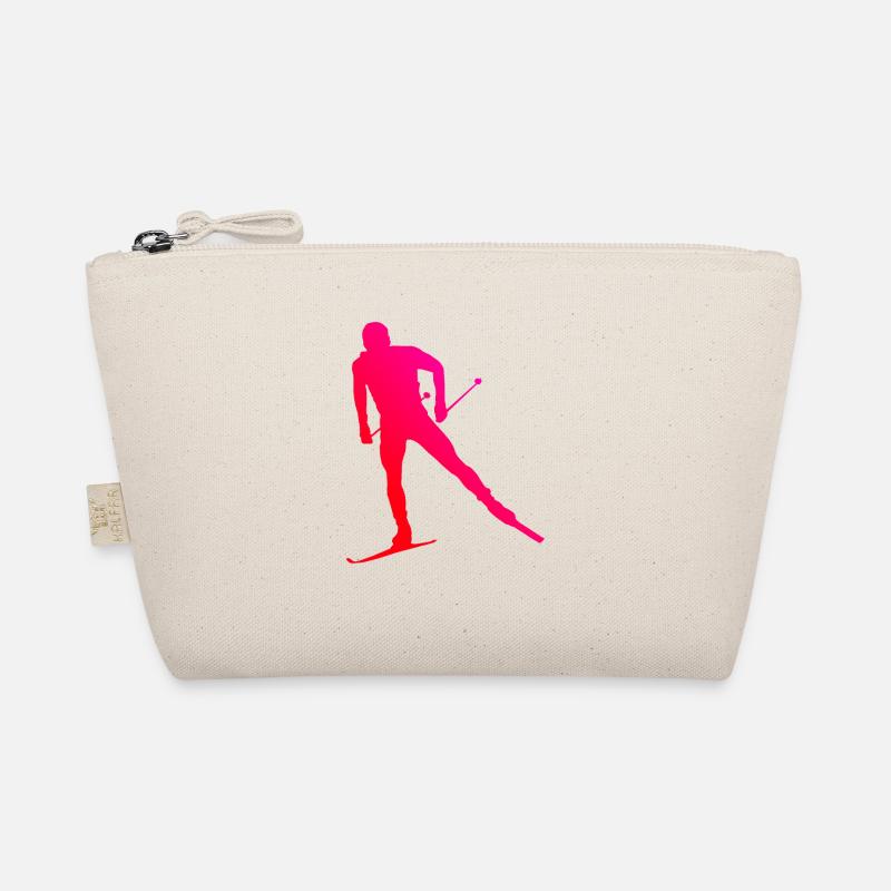 Langlauf Klassisch Herren Langlauf Damen Langlauf - Bio-Täschchen - Natur