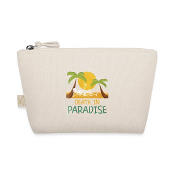 Death in Paradise – Skeleton Holiday Vibes - Organic Pouch - nature - Front