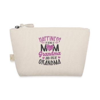 Le bonheur c'est maman grand-mère et arrière-grand-mère - Trousse biologique - nature - Devant