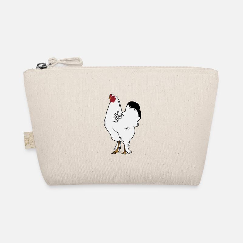 Brahma Rooster Chicken Funny Farmer Chicken Organic Pouch