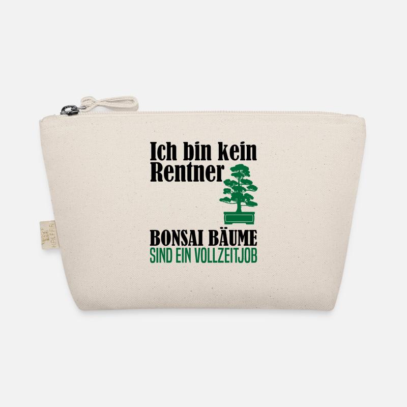 Rentner Ruhestand Bonsai Baum Spruch Geschenk Bio-Täschchen