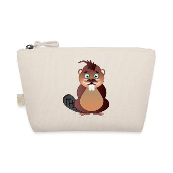 Beaver Beaver Teeth - Organic Pouch - nature - Front