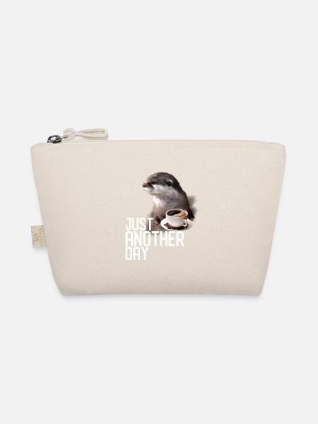 Funny Otter T-Shirt - Nur ein weiterer Tag für Otter - Bio-Täschchen - Natur