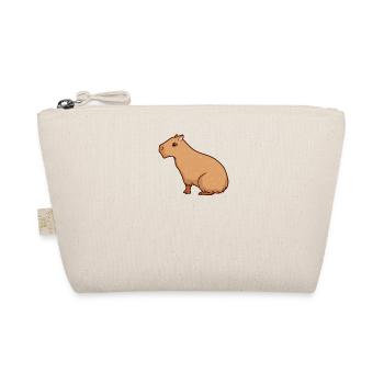 Kawaii Wasserschwein - Bio-Täschchen - Natur - Vorne