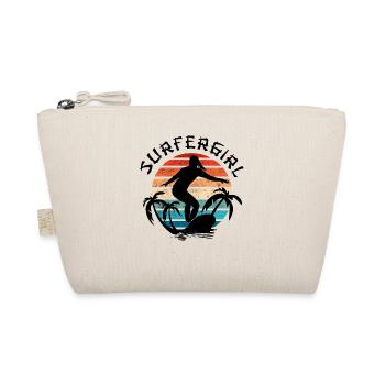 Surfer Girl Retro - Bio-Täschchen - Natur - Vorne