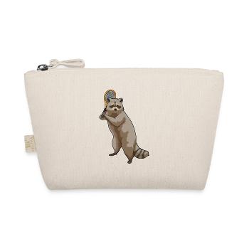 Raccoon Tennis Rackets - Organic Pouch - nature - Front