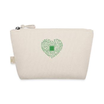 Heart of electronics Profession Technology Electricity - Organic Pouch - nature - Front