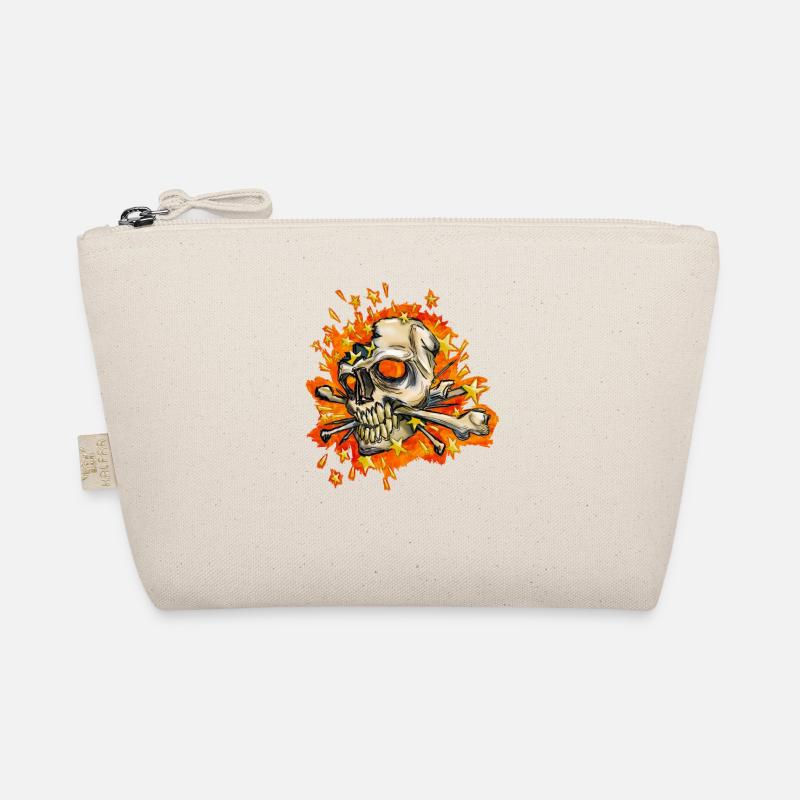 exploding skull Organic Pouch
