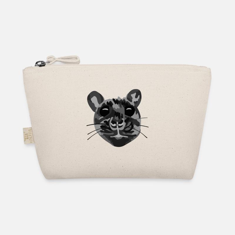 Die schwarze Ratte - black Rat Bio-Täschchen