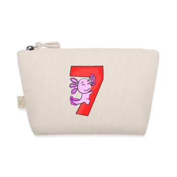 7 ans - 7ème anniversaire - Motif Axolotl - Trousse biologique - nature - Devant