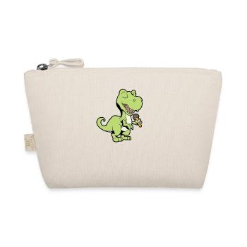 Singing Dino with Microphone - TREX - Organic Pouch - nature - Front