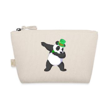 dabbing panda st patricks day - Organic Pouch - nature - Front