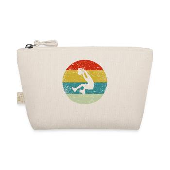 Vintage Basketball - Bio-Täschchen - Natur - Vorne