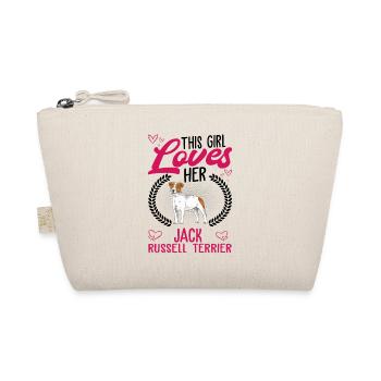 Cette fille aime son Jack Russell Terrier Mädchen - Trousse biologique - nature - Devant
