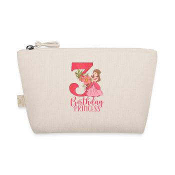 La princesse d’anniversaire fête ses trois ans - Trousse biologique - nature - Devant
