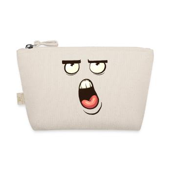 Face Cartoon LOL - Bio-Täschchen - Natur - Vorne