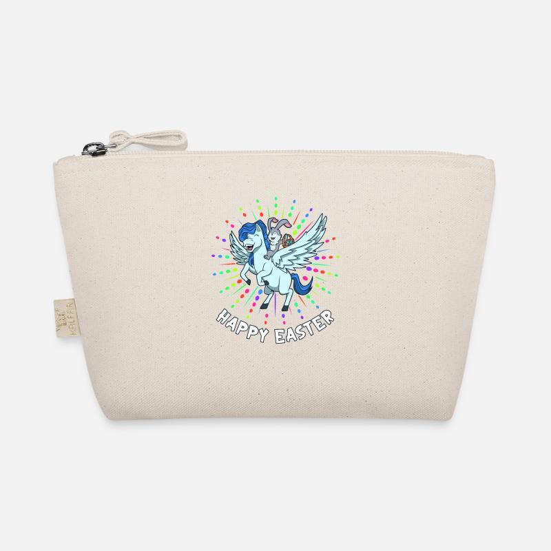 Easter rides on Pegasus - Happy Easter Organic Pouch