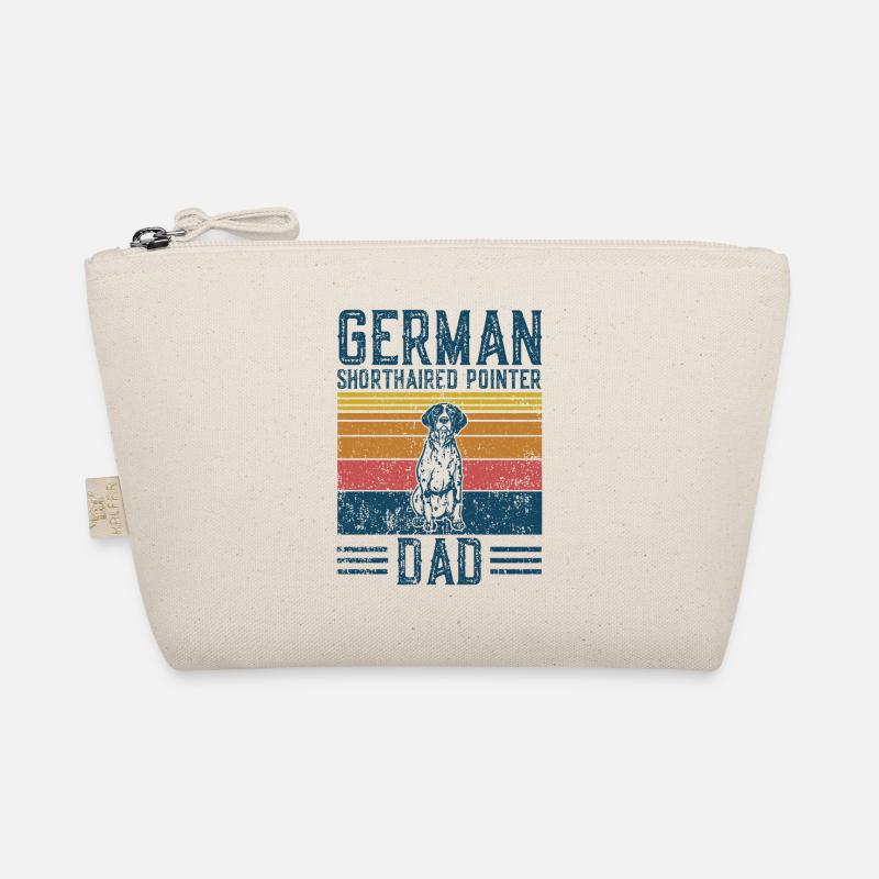 Dog APS-Dad - Vintager Deutscher Pointer-Dadi Organic Pouch