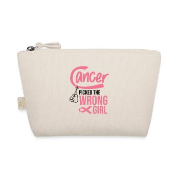 Cancer Picked The Wrong Girl Cancer Survivor Tumor - Bio-Täschchen - Natur - Vorne