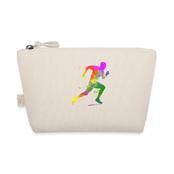 Demi-marathon runner sprint triathlète Finisher - Trousse biologique - nature - Devant