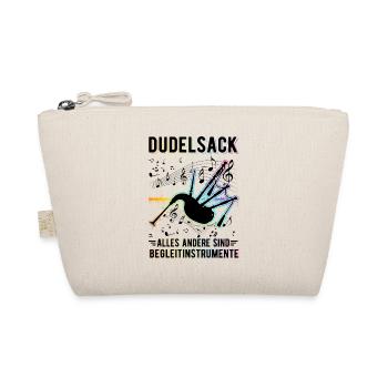 Dudelsack Alles andere sind Begleitinstrumente - Bio-Täschchen - Natur - Vorne