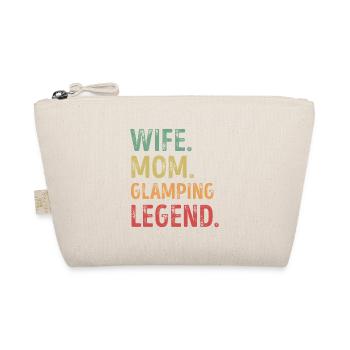 Femme Maman Glamping Légende cadeau de camping - Trousse biologique - nature - Devant