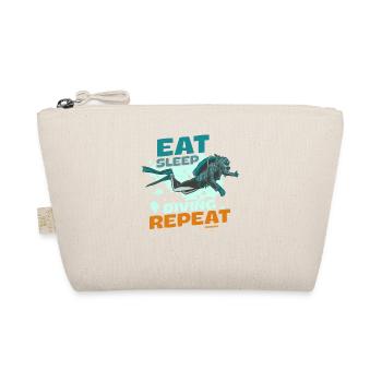 Eat Sleep Diving Repeat - Organic Pouch - nature - Front