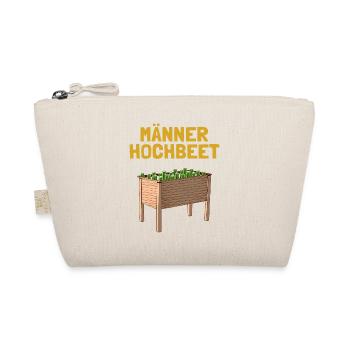Männer Hochbeet Garten - Bio-Täschchen - Natur - Vorne