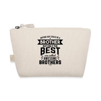 Gift for brother - Organic Pouch - nature - Front