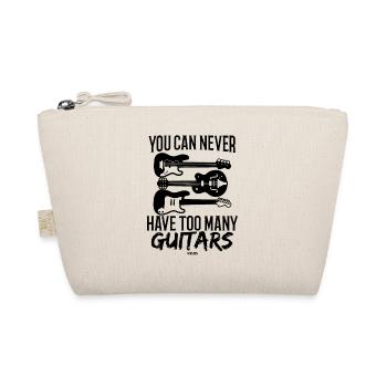 Gitarrist Gitarre Rockmusik Geschenk - Bio-Täschchen - Natur - Vorne