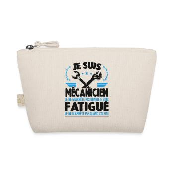 Je Suis Mécanicien Automobile Cadeau Auto Garage - Trousse biologique - nature - Devant