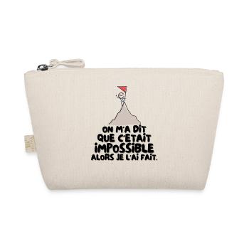 C'était Impossible Alors je l'ai Fait - Trousse biologique - nature - Devant