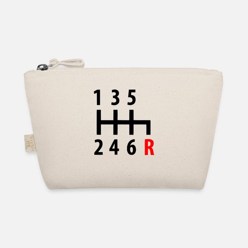 Gear shift auto - Organic Pouch - nature