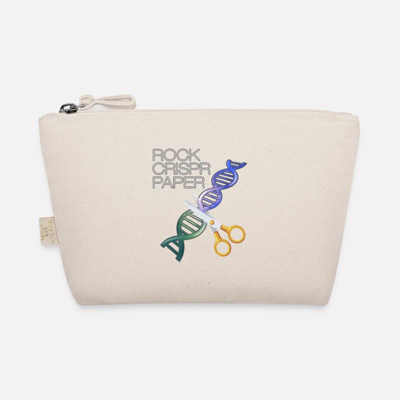 DNA Funny Rock Paper Crispr Genetic Science Race Organic Pouch