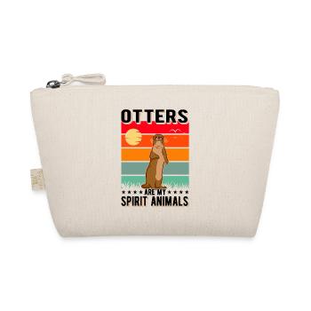 Otters are my spirit animals Seeotter - Bio-Täschchen - Natur - Vorne